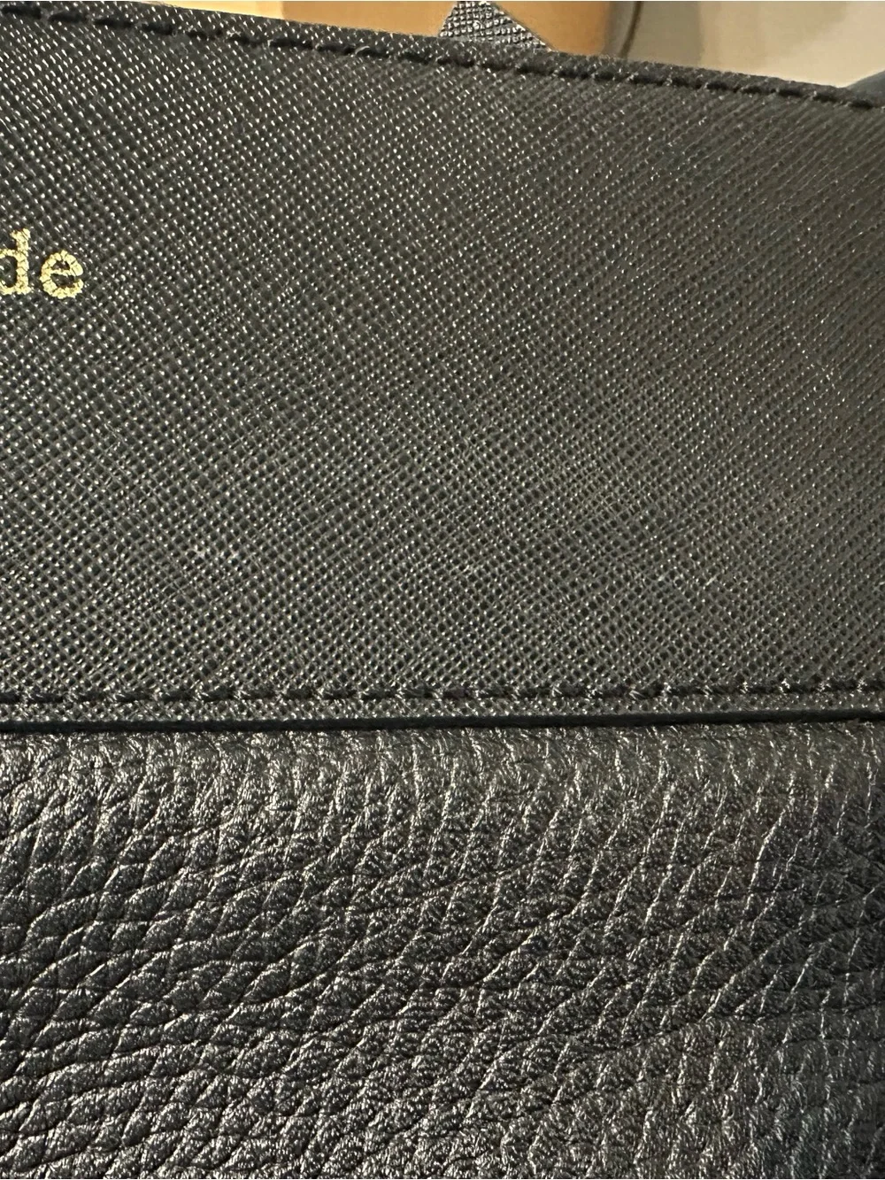 kate spade New York Black Leather Crossbody Bag